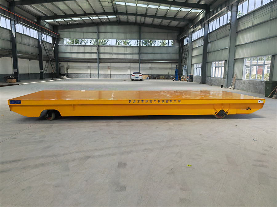無(wú)軌電動(dòng)平車(chē)承載30噸帶雷達(dá)防撞